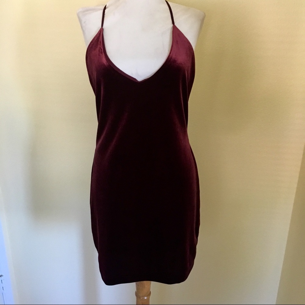 Velvet Racerback Dress - Picture 7 of 8
